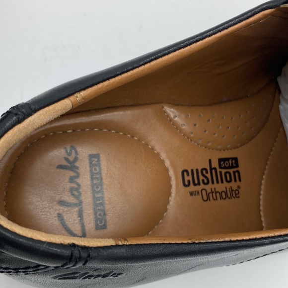 Clarks Mens Leather Dress Shoe US 8 - Picture 10 of 11